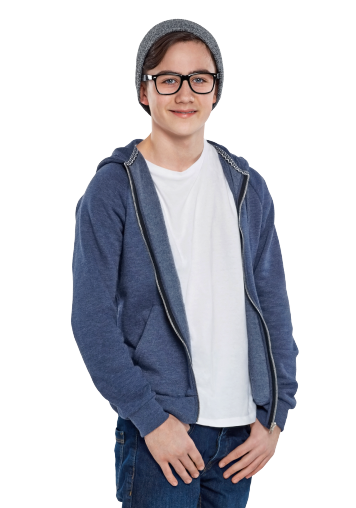 man with glasses